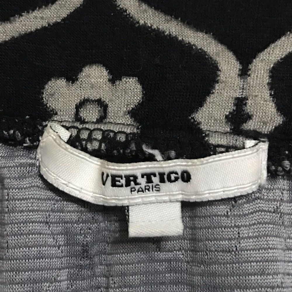 Vertigo Paris Black and Gray Floral Print Mini Dress - Picture 6 of 7